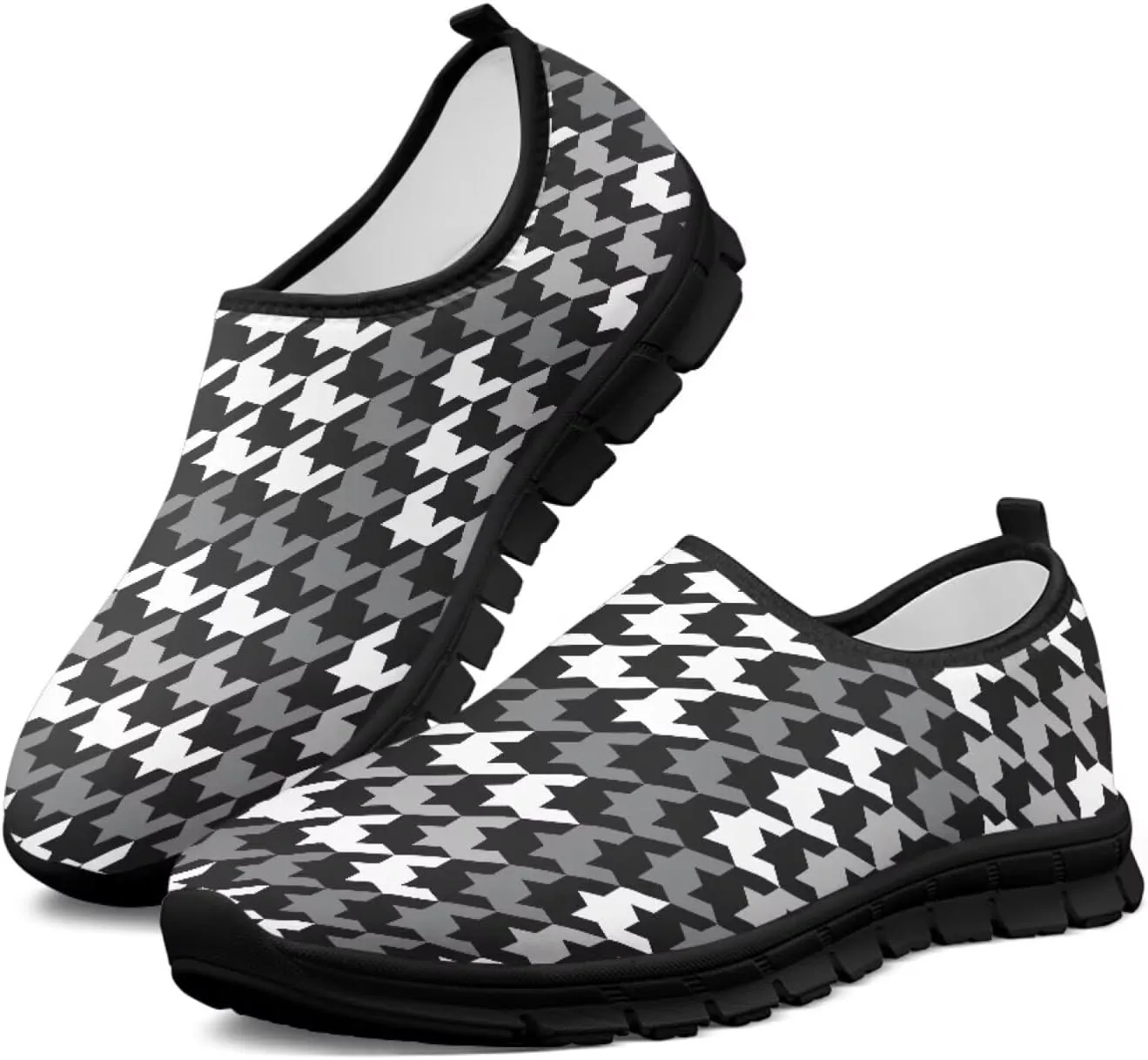 Женские кроссовки Howilath Slip on, дышащие повседневные лоферы для бега, удобная обувь без шнурков с противоскользящей подошвой, серый