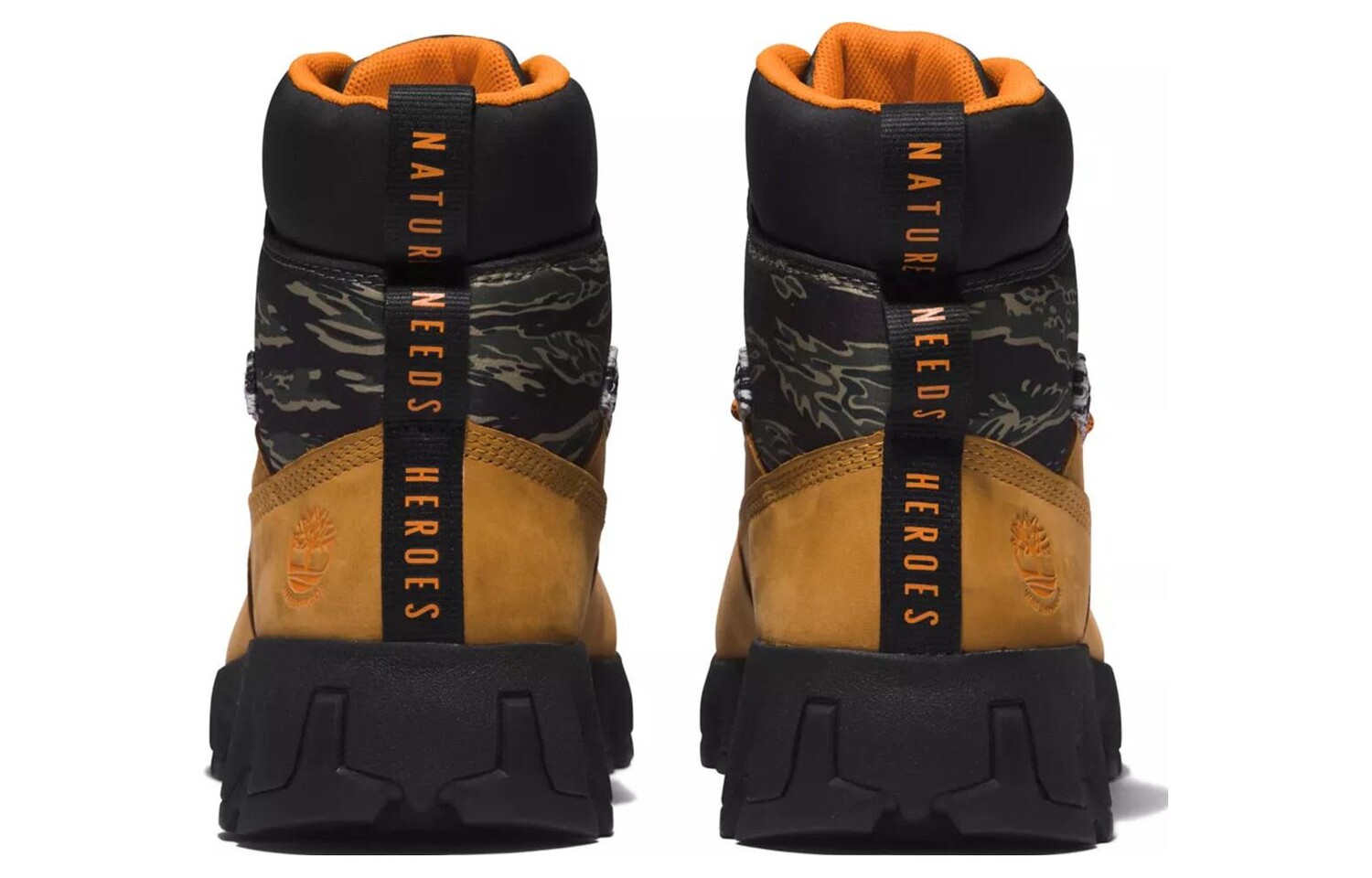 Ботинки мужские Timberland комбинированные с принтом, мультиколор — фото 4