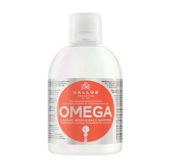 

Восстанавливающий шампунь для волос Omega Kallos, 1.000 ml