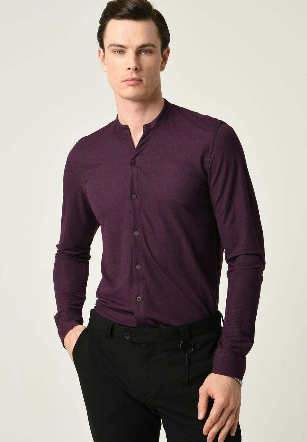 

Рубашка COLLAR LONG SLEEVE Antioch, цвет damson