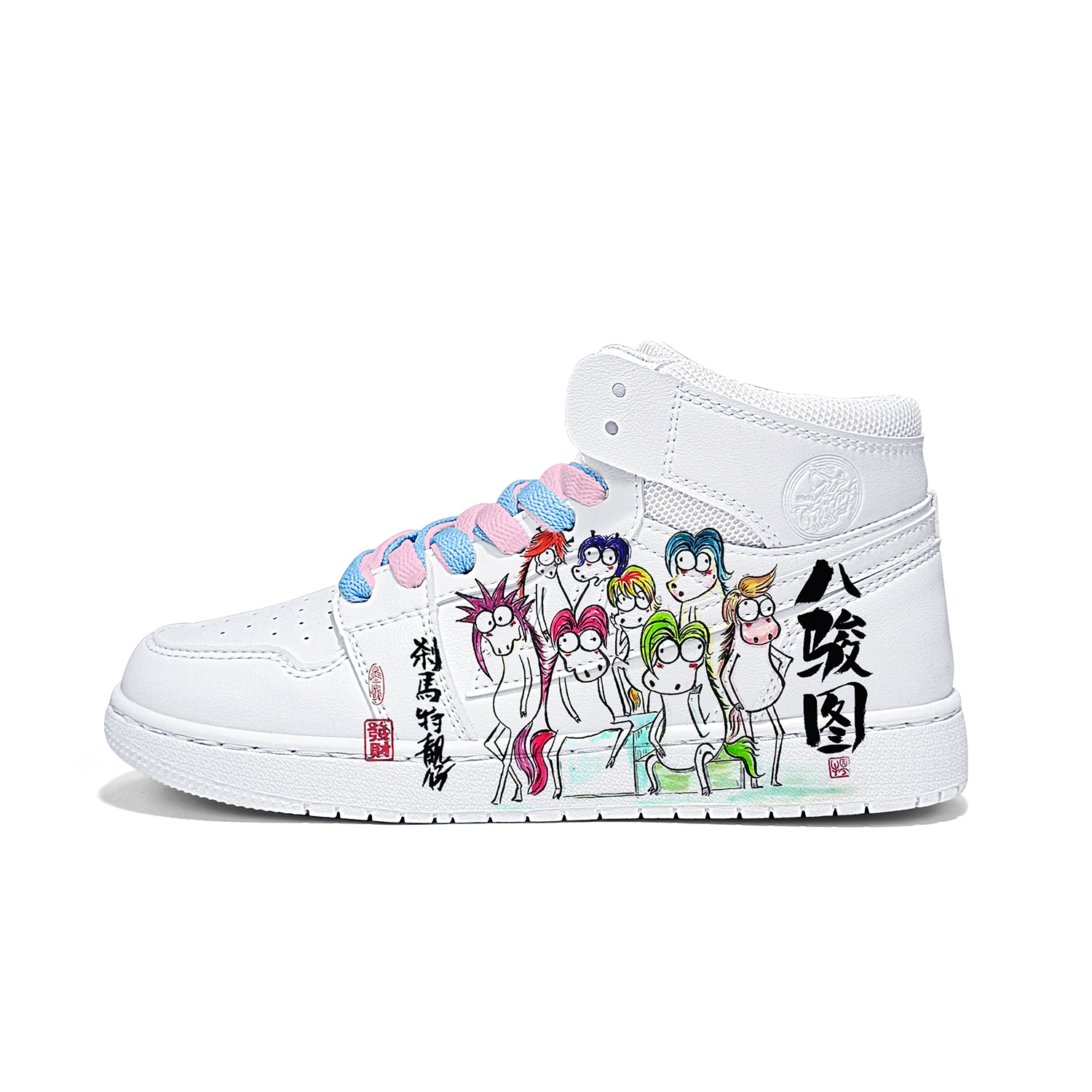 

Термостойкие нескользящие амортизирующие износостойкие высокие кроссовки для скейтбординга Unisex WARRIOR, x23323d( белый )