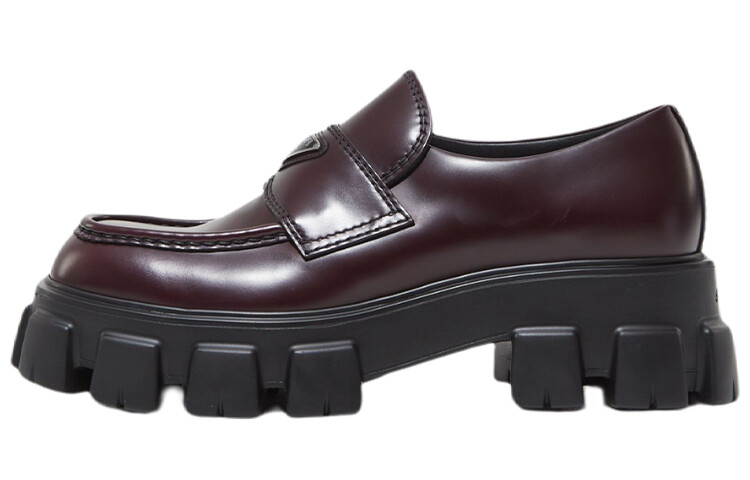 

Monolith Men"s Casual Men Low-top Red Brown Prada