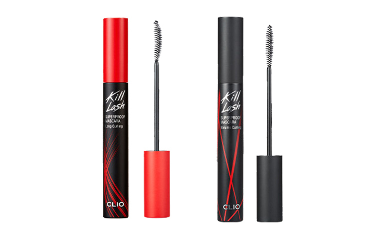 

Удлиняющая и объемная водостойкая тушь для ресниц Curling 2 шт Clio, #1 Long and Curly+#2 Dense Curl