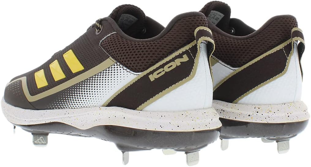 Мужские бейсбольные кроссовки Adidas Icon 7, желтый/коричневый — фото 2