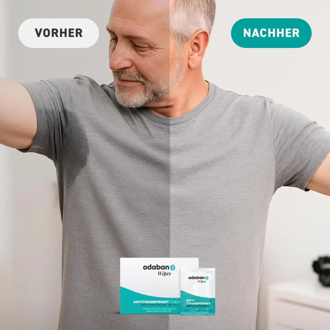 Антиперспирантные салфетки Odaban от сильного потоотделения, 2 x 16 шт. Odaban Antiperpspirant — фото 2