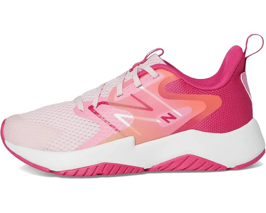 Кроссовки New Balance Kids Rave Run v2 (Big Kid), Rose Sugar/Carnival Pink — фото 4