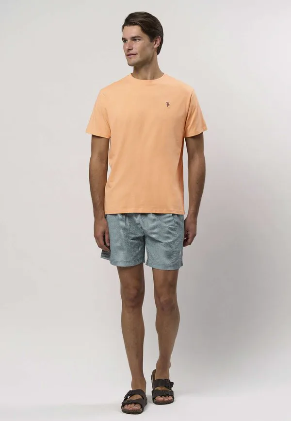 Базовая футболка umnord U.S. Polo Assn., Peach Cobbler — фото 2