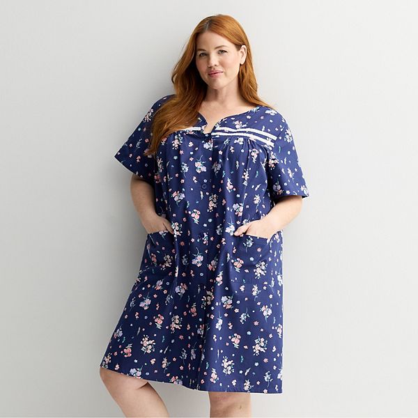 

Халат для сна из тканого материала больших размеров Croft & Barrow, Wildflower Dream