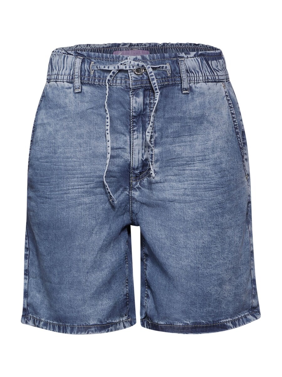

Джинсовые шорты STREET ONE Loose fit Jeans Bonny, синий деним
