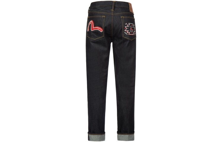 

Джинсы мужские деним синие Evisu, синий