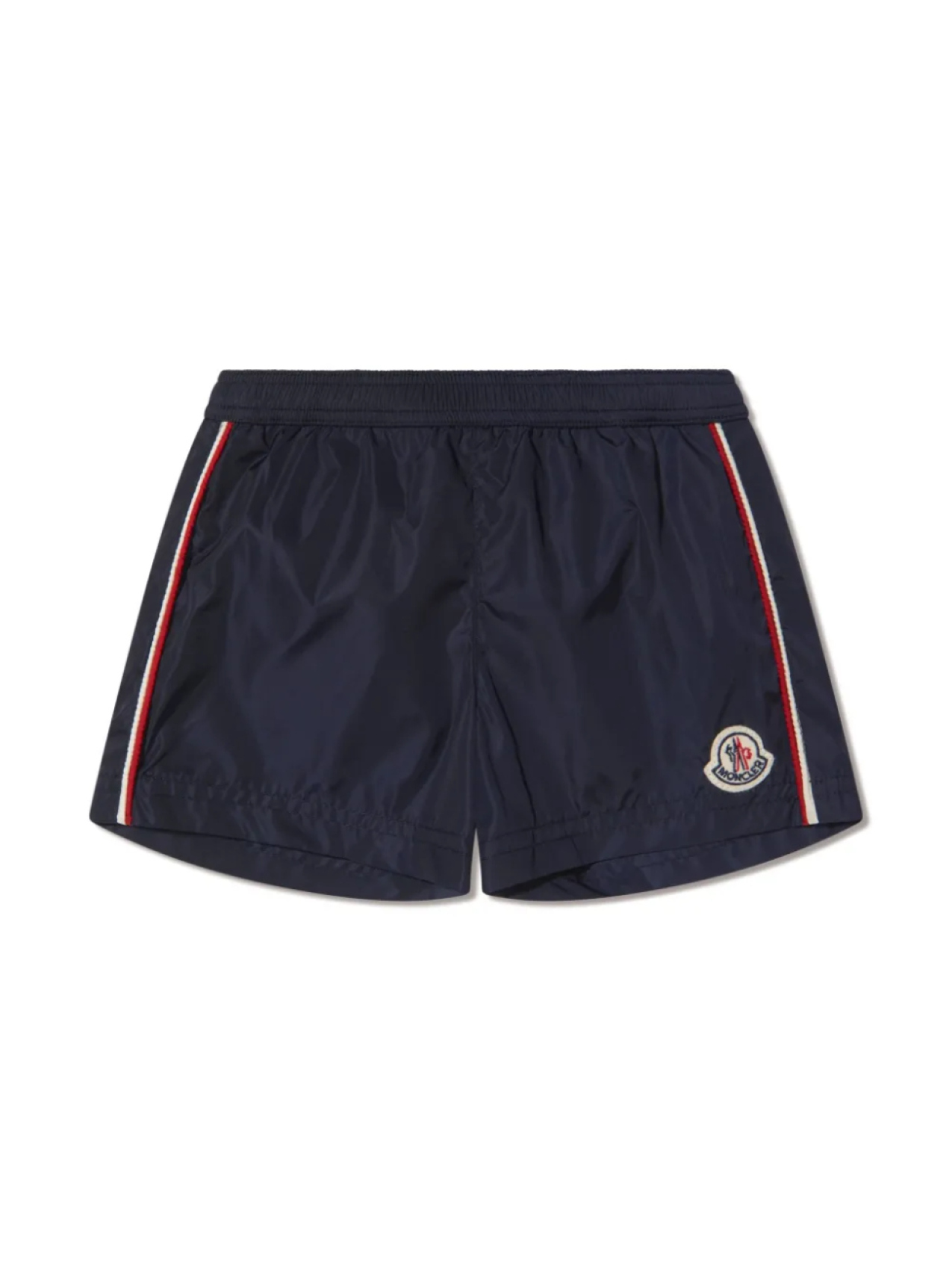 

Moncler Enfant плавки-шорты с нашивкой-логотипом, синий