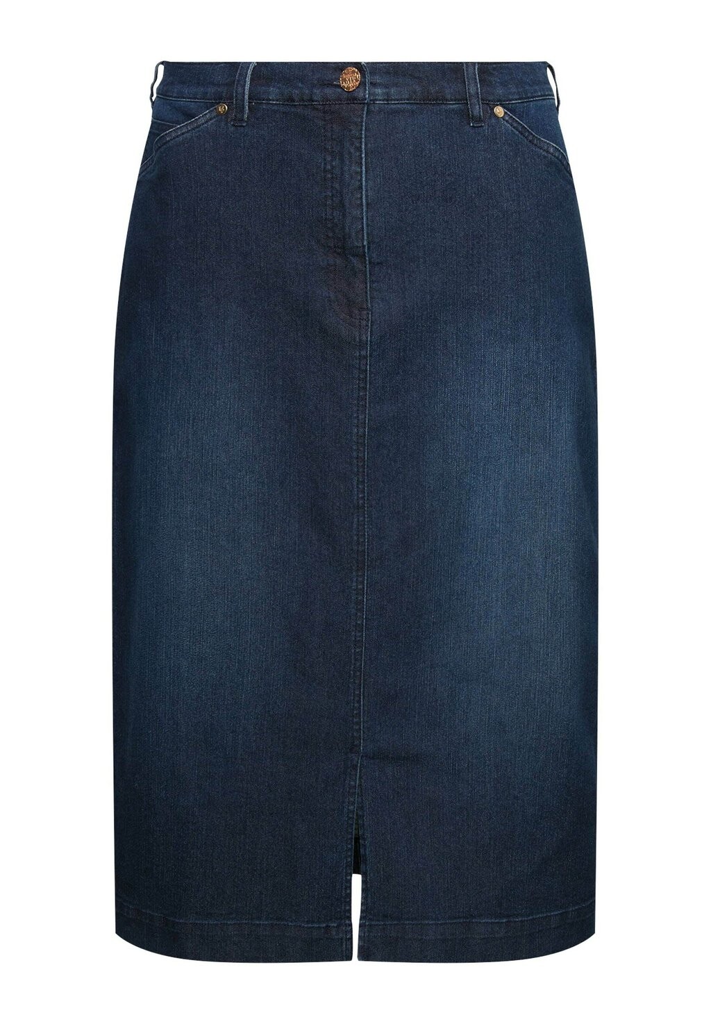 

Юбка А-силуэта Ulla Popken, темно-синий