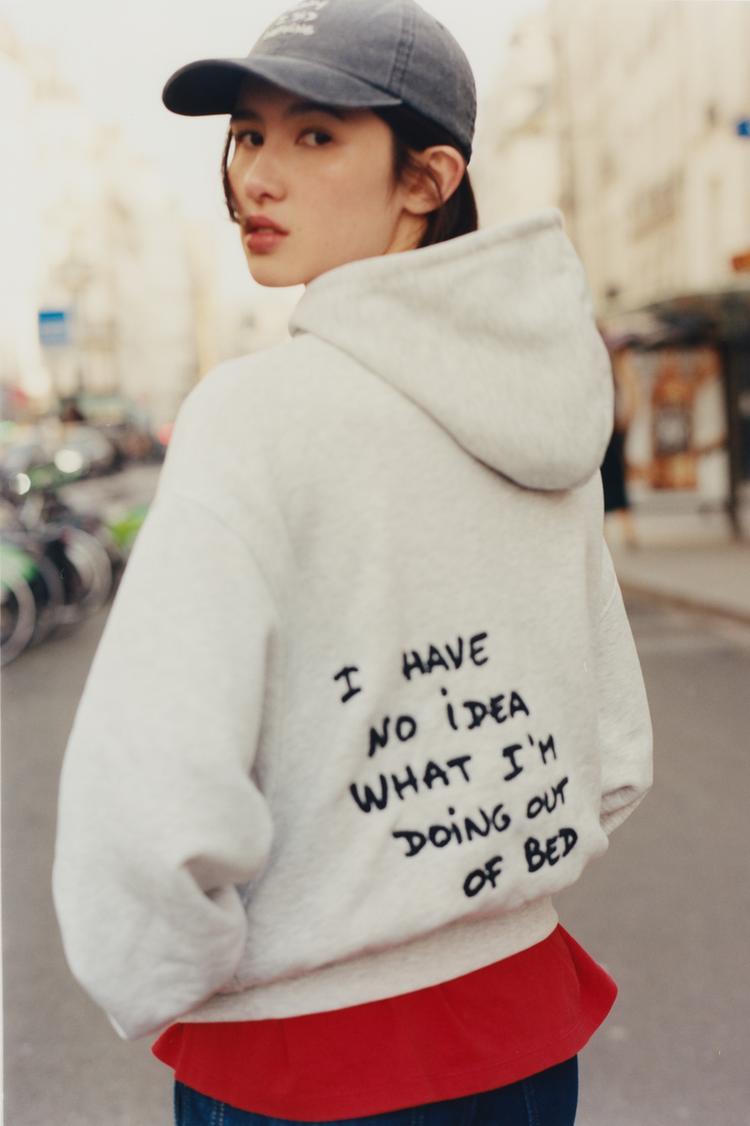 

Толстовка с капюшоном «Паровозик Томас» Pull And Bear, белый