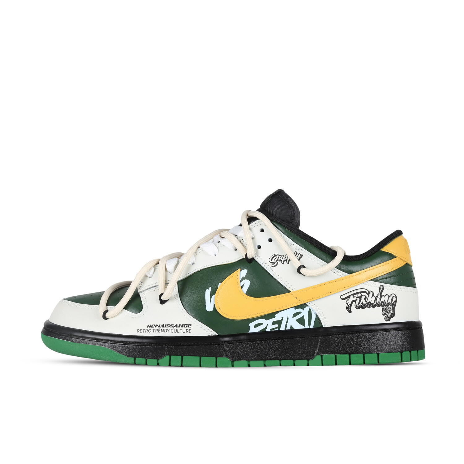 

Кроссовки Nike Dunk Skateboard Shoes Men Low-Top White Green