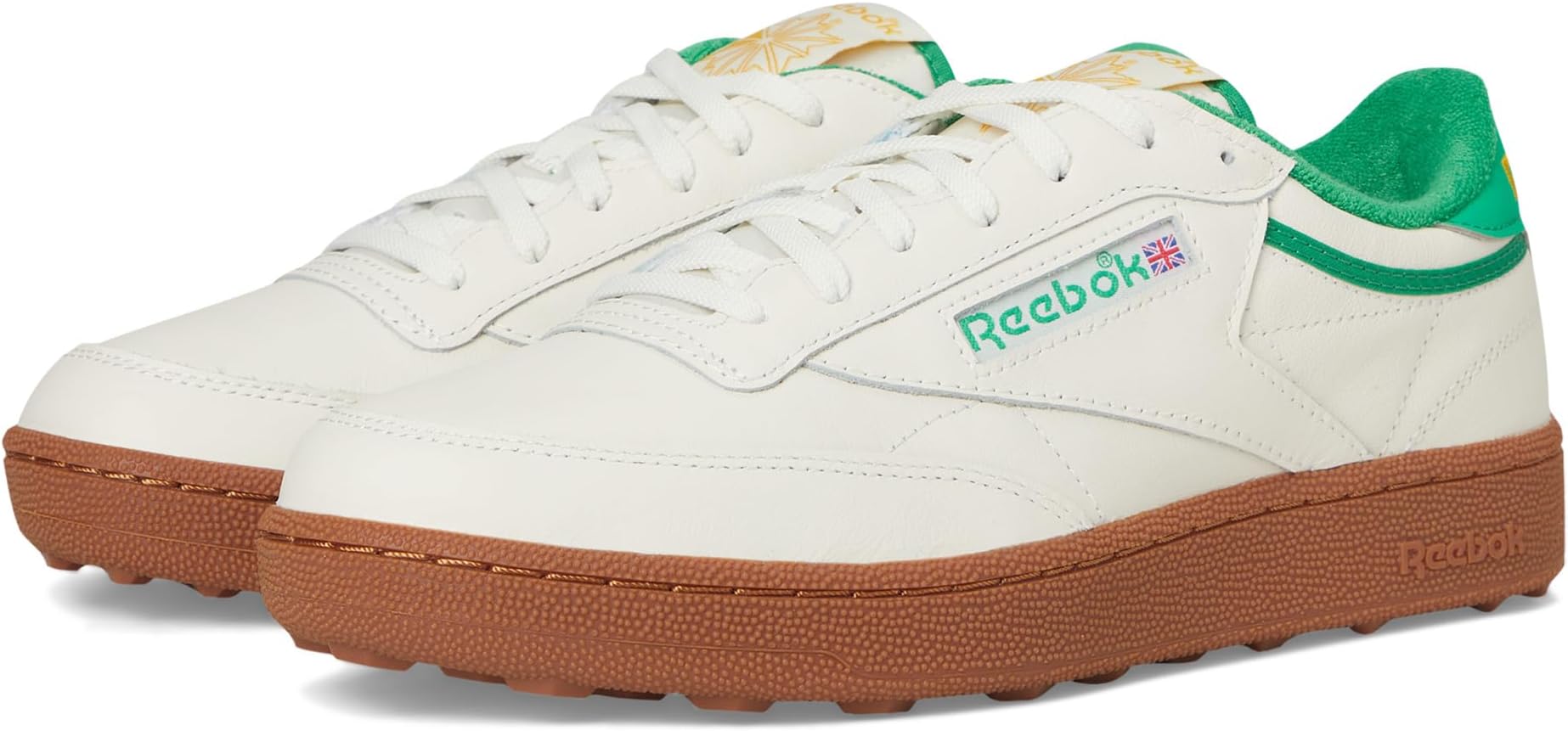 

Кроссовки Reebok Club C Golf, цвет Chalk/Classic Green