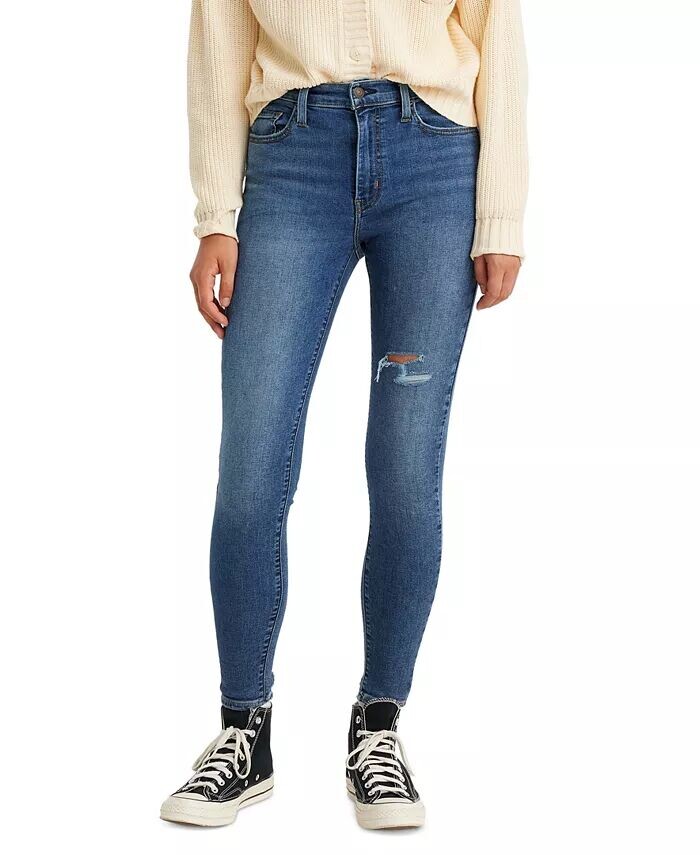 

Женские эластичные суперузкие джинсы 720 с высокой посадкой Levi's, синий