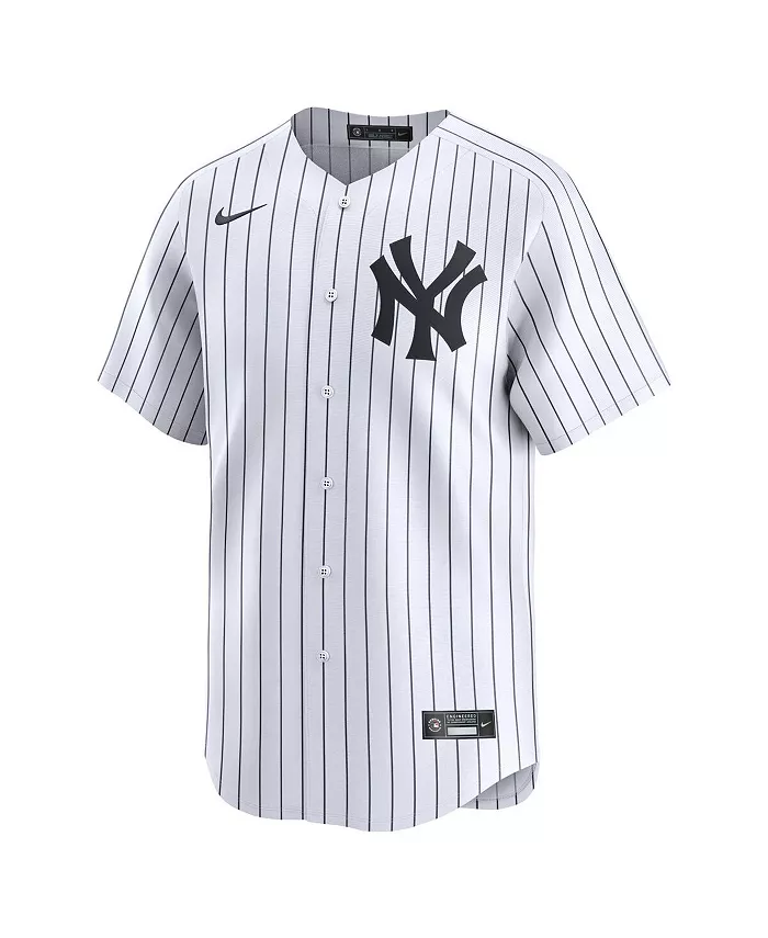 Мужская домашняя лимитированная джерси игрока New York Yankees Джанкарло Стэнтона белого цвета Nike — фото 2