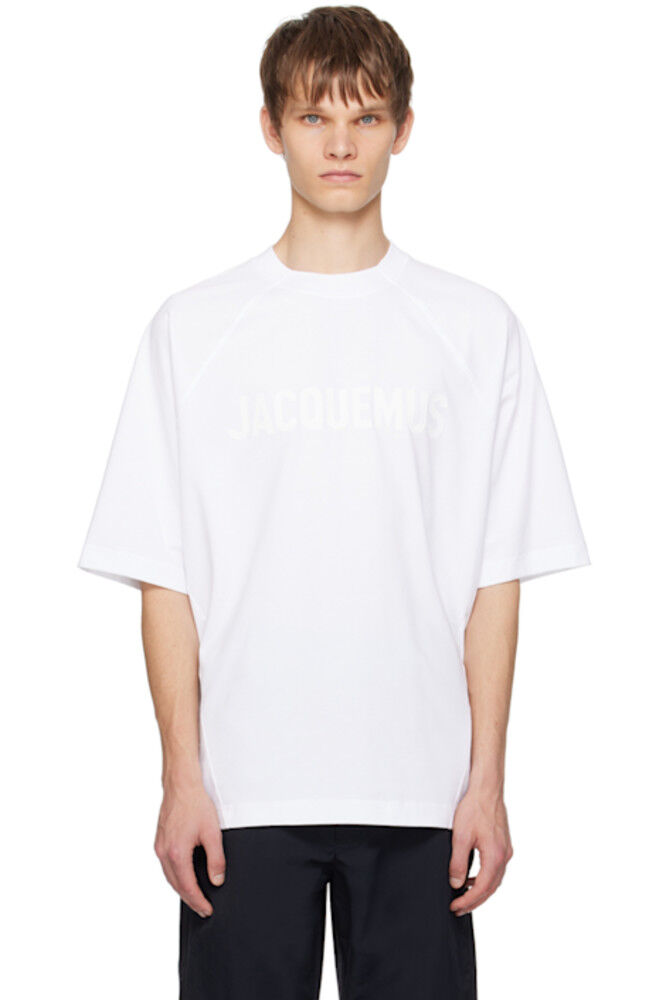 

Белая футболка Les Classiques 'Le t-shirt Typo' JACQUEMUS