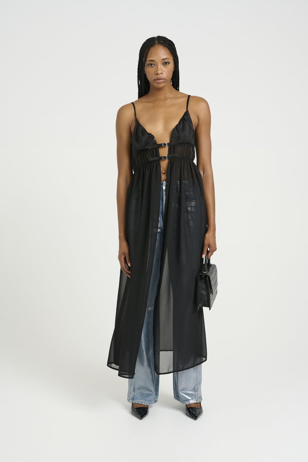 

Платье макси CHIFFA DRESS Gestuz, черный