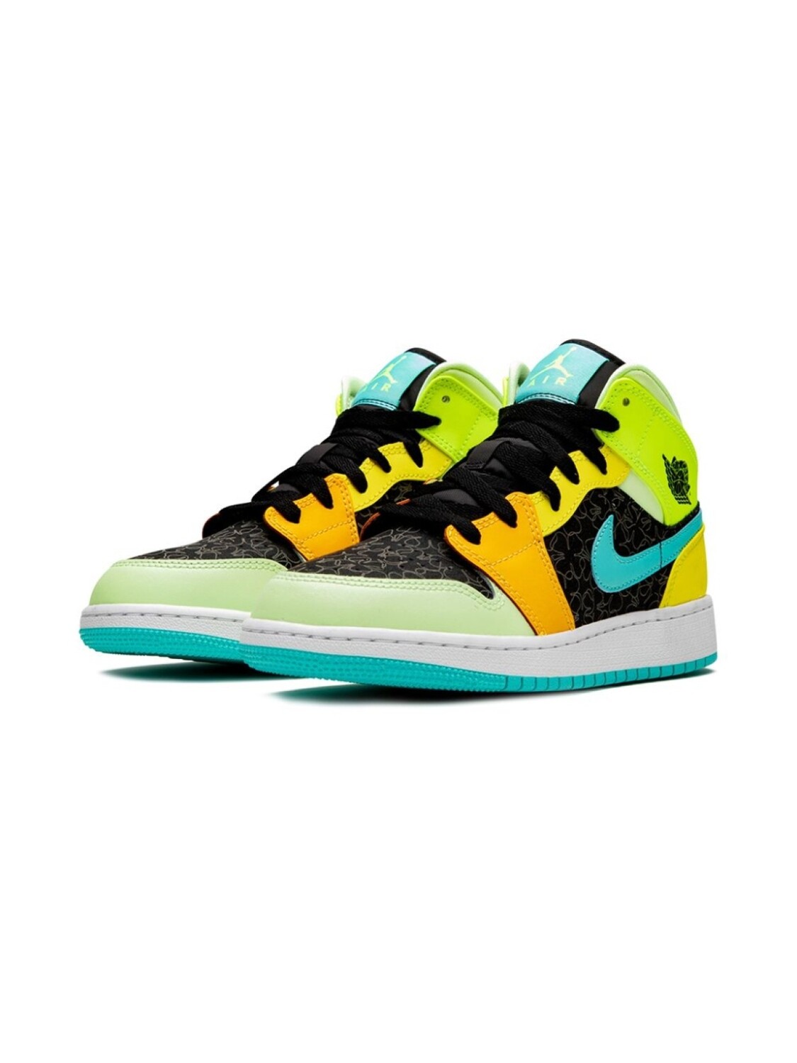 Jordan Kids кроссовки Air Jordan 1 MID SE, черный — фото 2