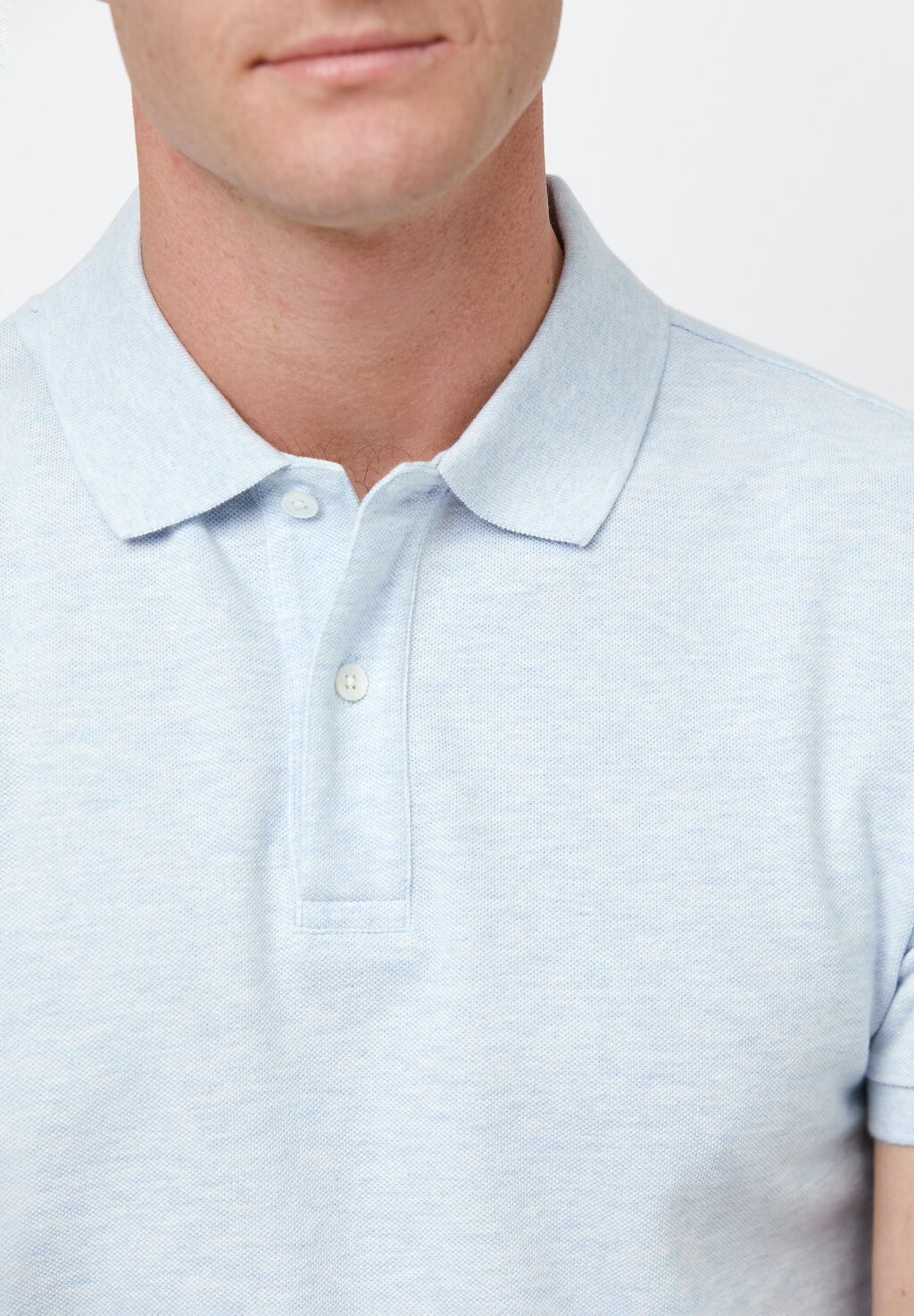 

Рубашка-поло Short Sleeve PROFUOMO, светло-голубая