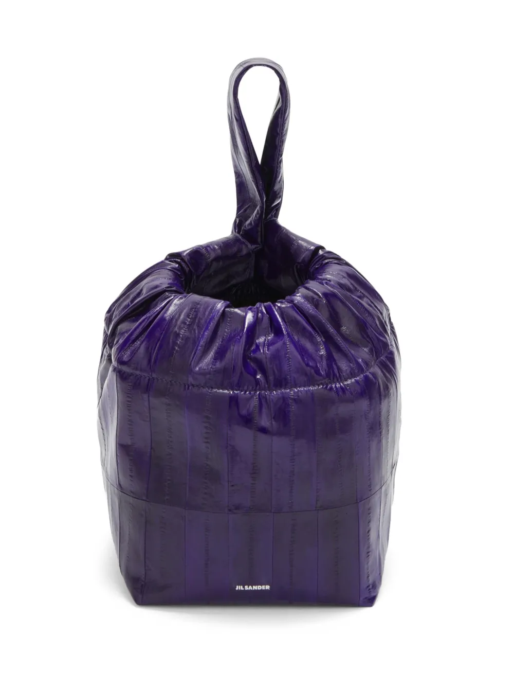 

Клатч с кулиской и логотипом JIL SANDER, фиолетовый
