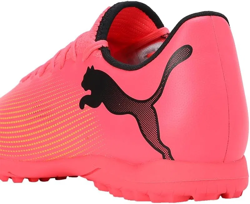 Кроссовки Puma Herren Future 7 Play Turf Trainer Fußball-stollenКроссовки, Sunset Glow Puma Black Sun Stream — фото 4
