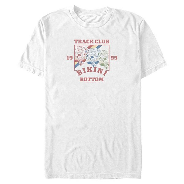 

Футболка Big & Tall Spongebob Squarepants Bikini Bottom Track Club 1999 Nickelodeon