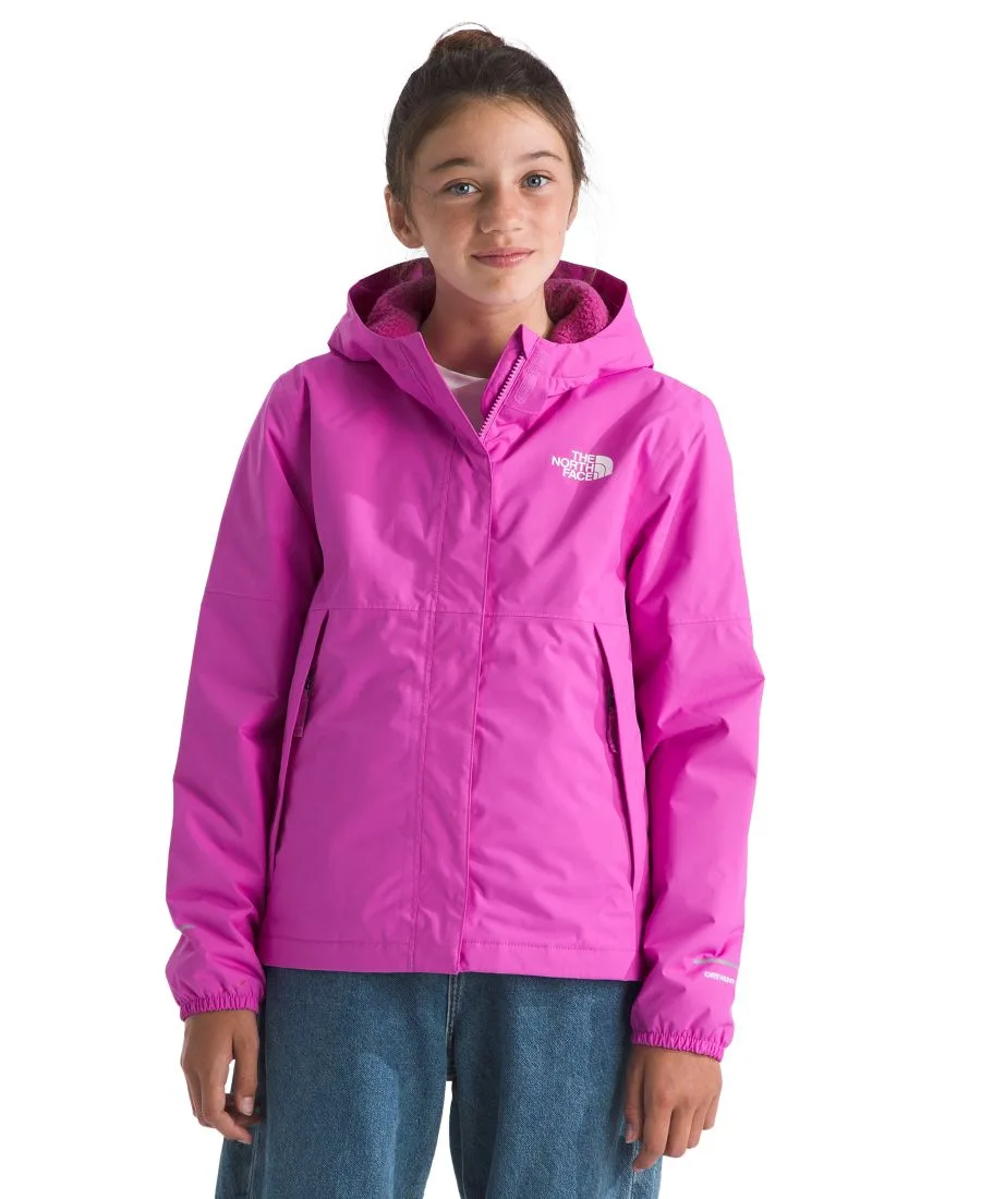 Детская теплая дождевая куртка Antora на молнии для девочек 6-16 лет The North Face, Violet Crocus
