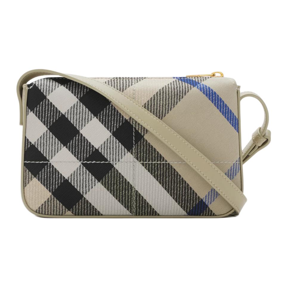 Женская сумка через плечо Burberry Moss Green из полиэстера — фото 3