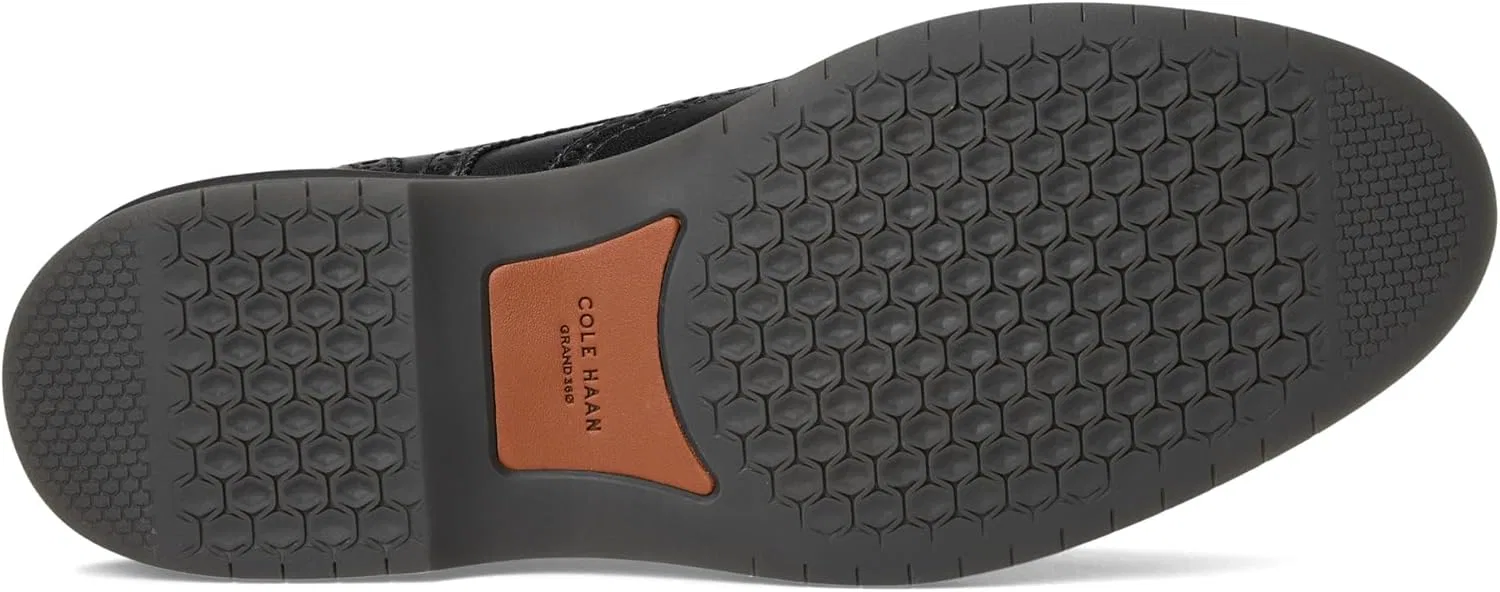 Мужские ботинки Cole Haan Morse Grand Wingtip Oxford, Black — фото 3
