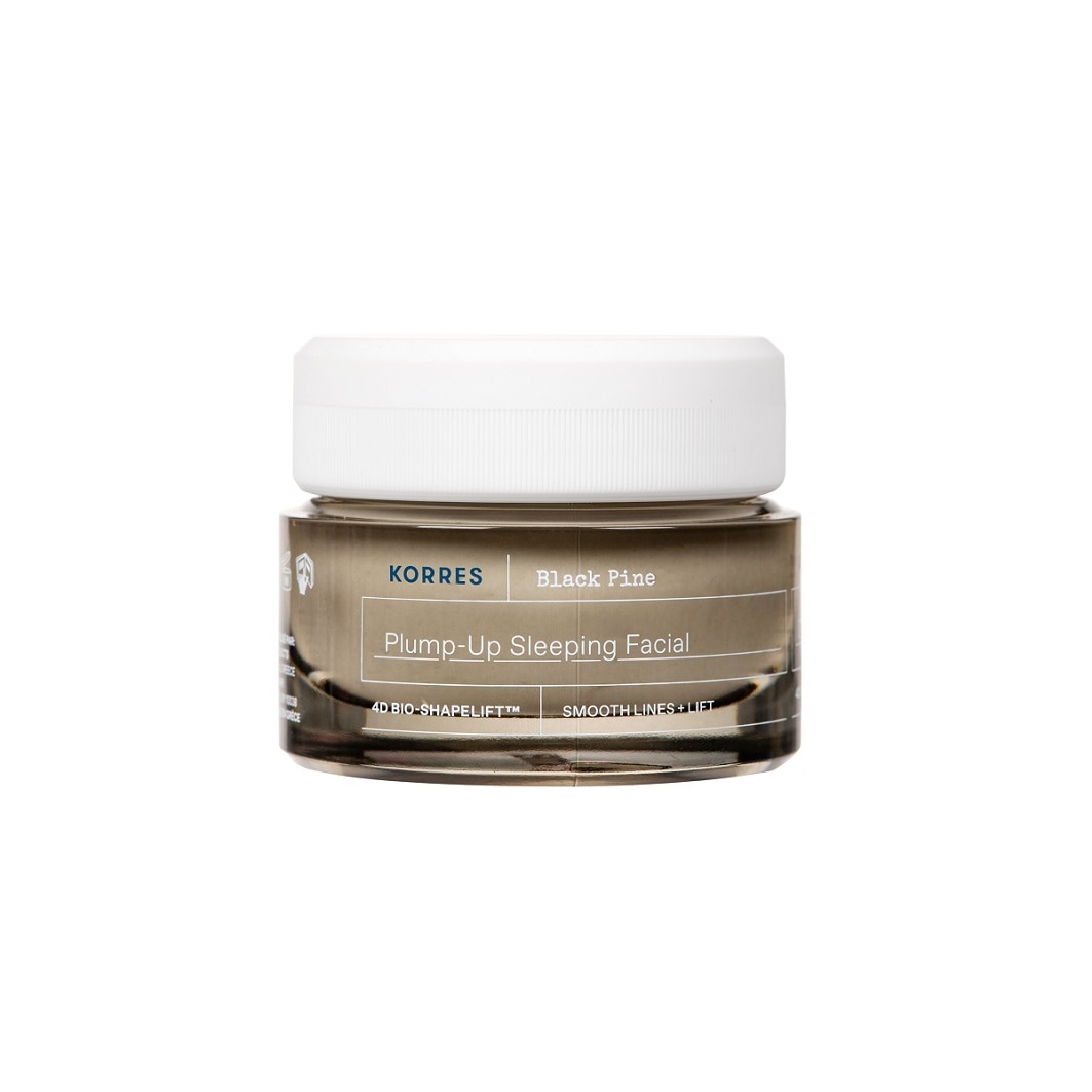 Крем для лица Korres — Black pine 4d bio-shapelift aufpolsternde nachtcreme für straffe haut , объем, 40 мл