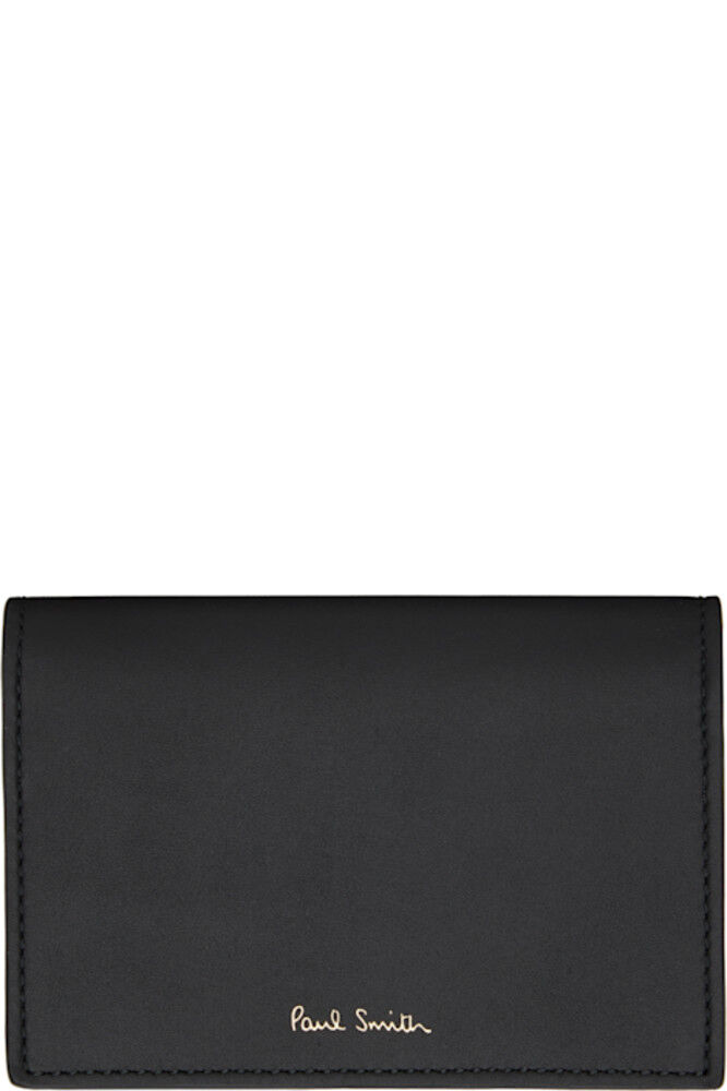 

Черный складной держатель для кредитных карт Paul Smith