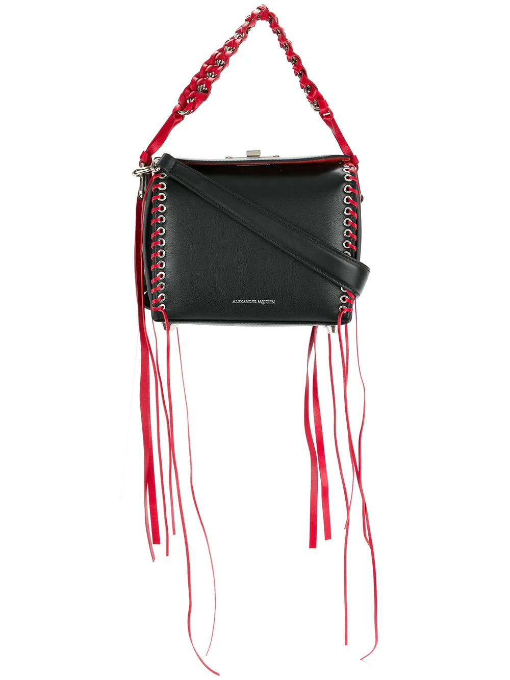 

Сумка-тоут 'Box' Alexander McQueen, черный