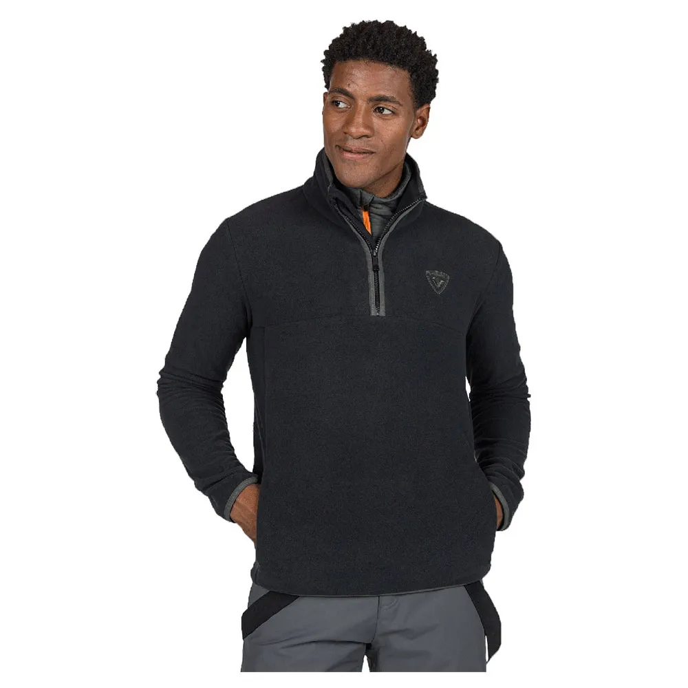 

Флис Rossignol Strawpile half zip, черный