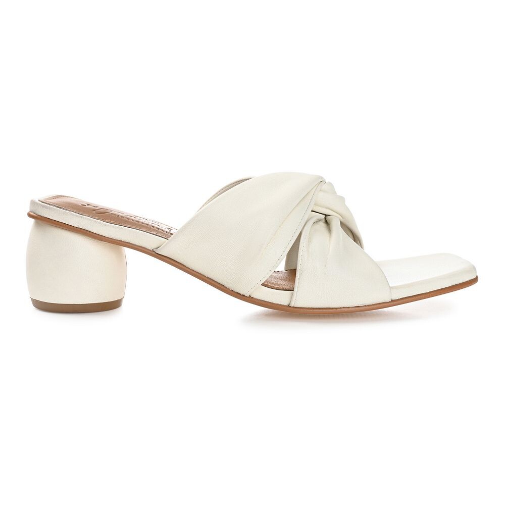 Женские туфли Journee Signature Tru Comfort из натуральной кожи на каблуке Charlize из пены, цвет Tan — фото 2