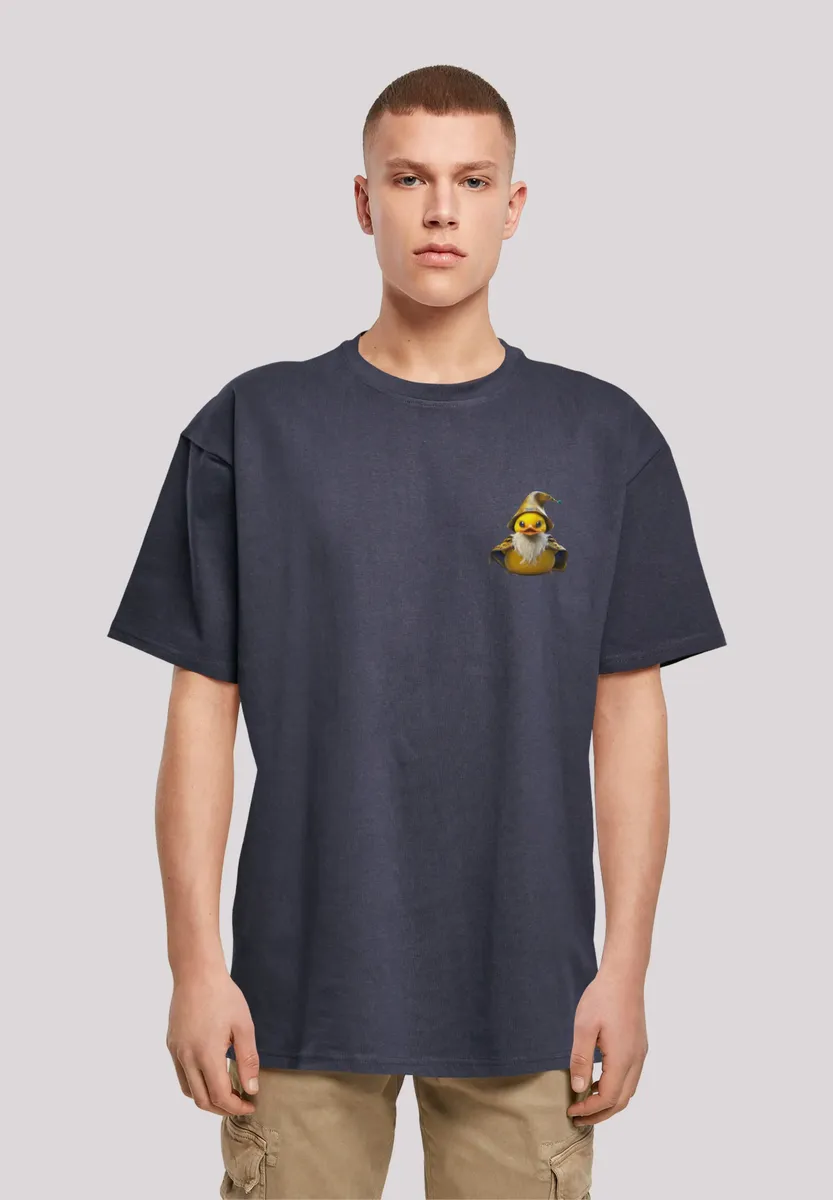 

F4NT4STIC Футболка "Rubber Duck Wizard TEE OVERSIZE", принт, цвет морской волны