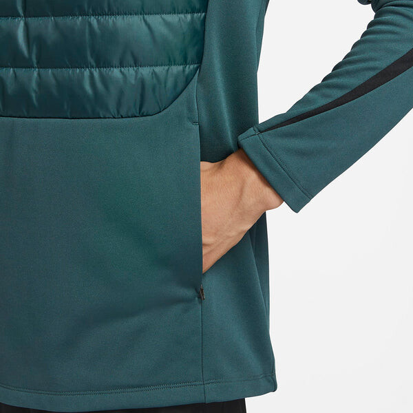 Толстовка Nike Therma-FIT Academy Winter Warrior Drill Top 'Green', зеленый — фото 2