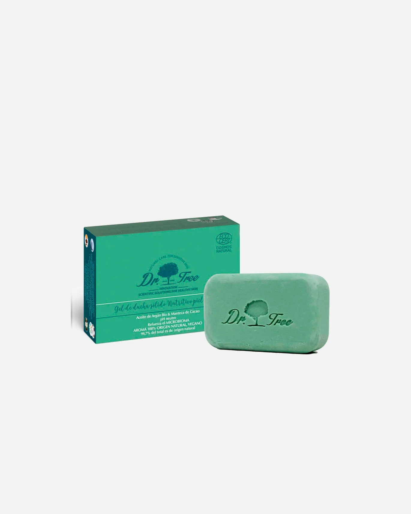 Гель для душа, питательный твердый гель для душа Dr Tree, 120 гр