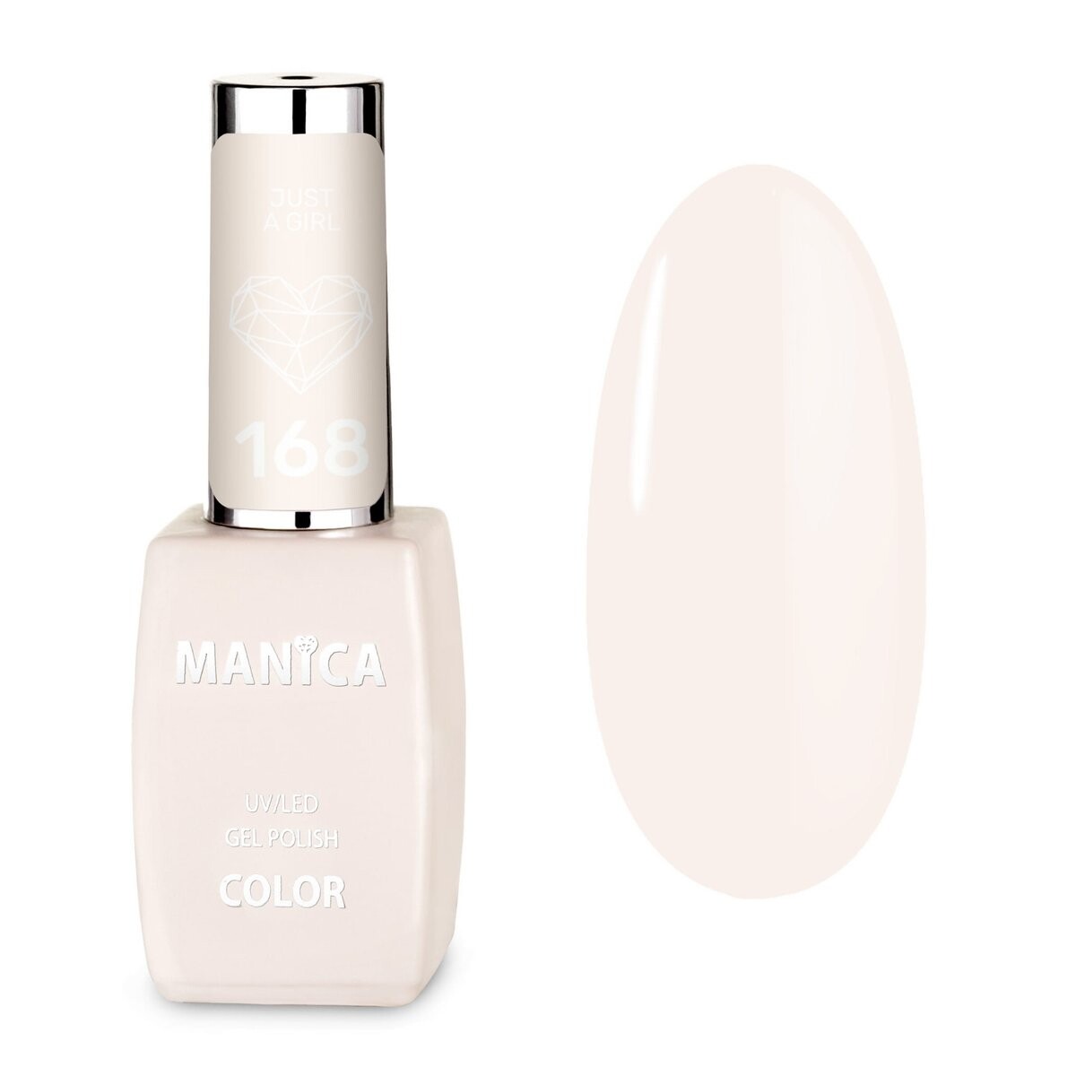 

Гибридный лак для ногтей Manica LED/UV 10 мл — Just a Girl — 168