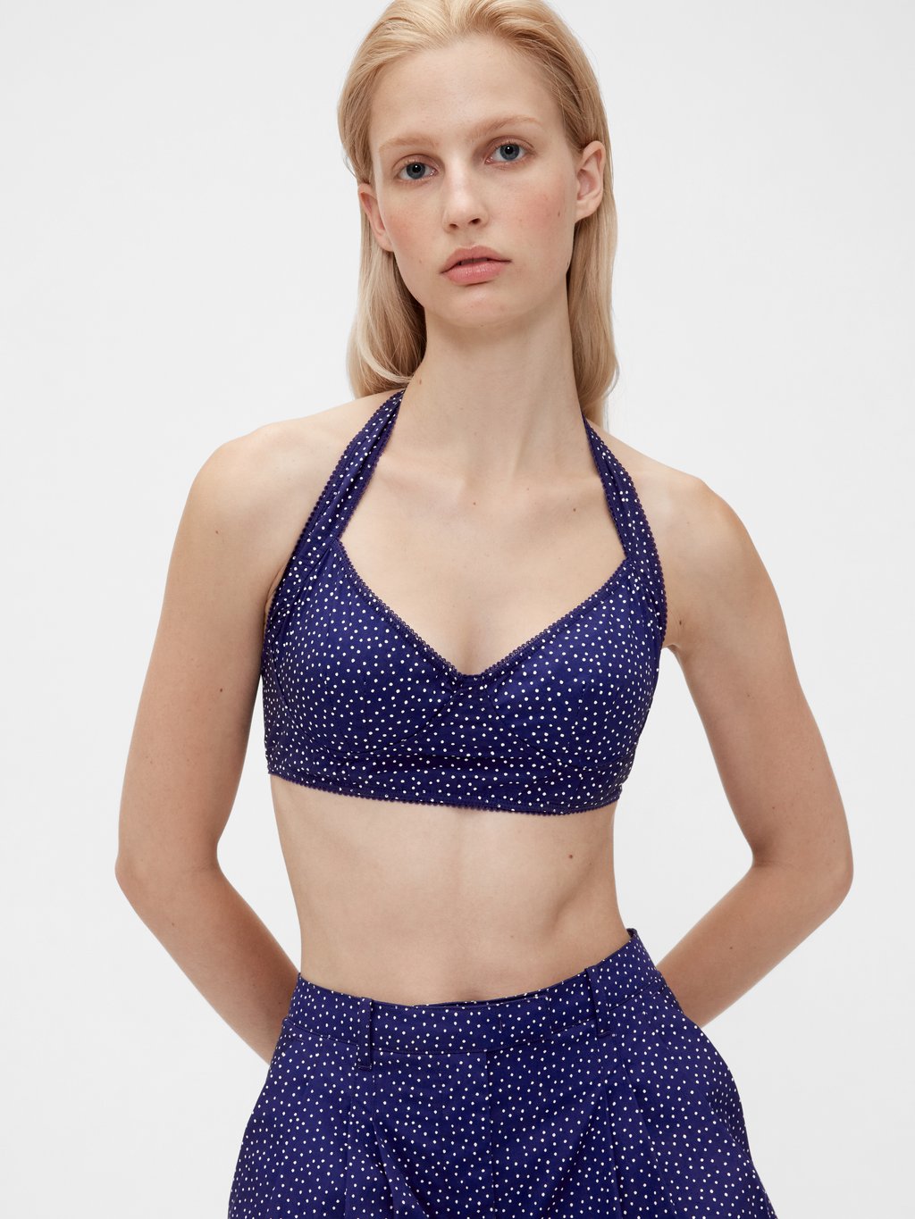 

Бюстье STUDIO PLUNGE BRALETTE GAP, темно-синий