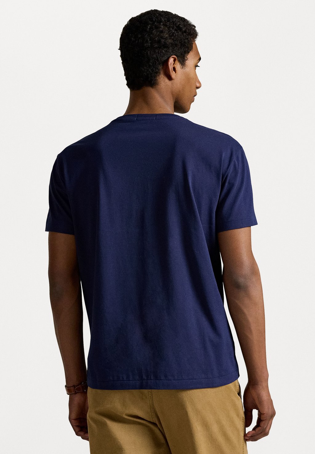 Футболка с принтом CLASSIC FIT LOGO Polo Ralph Lauren, темно-синий — фото 3