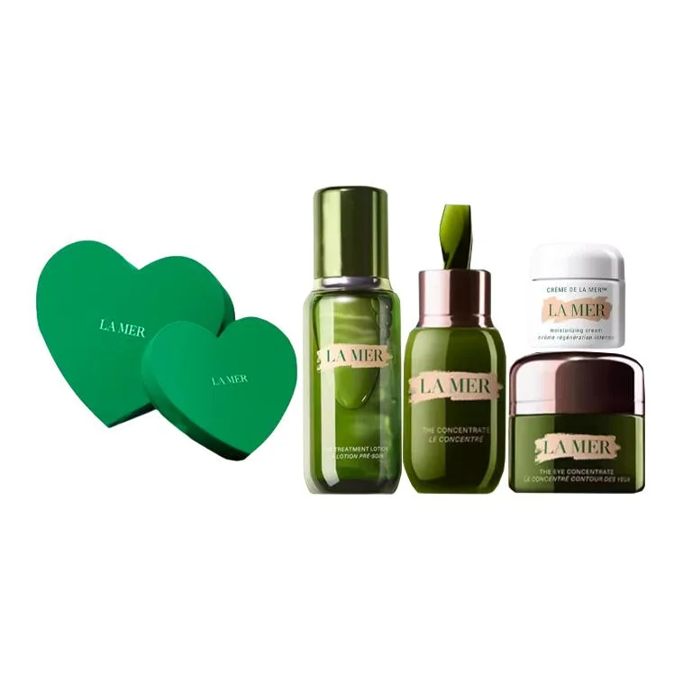 LA MER Набор уходовой косметики Miracle Face Cream Box для лица с эффектом лифтинга, увлажнения и питания, Miracle Cream Skincare Set (Valentine's Day Limited Edition)