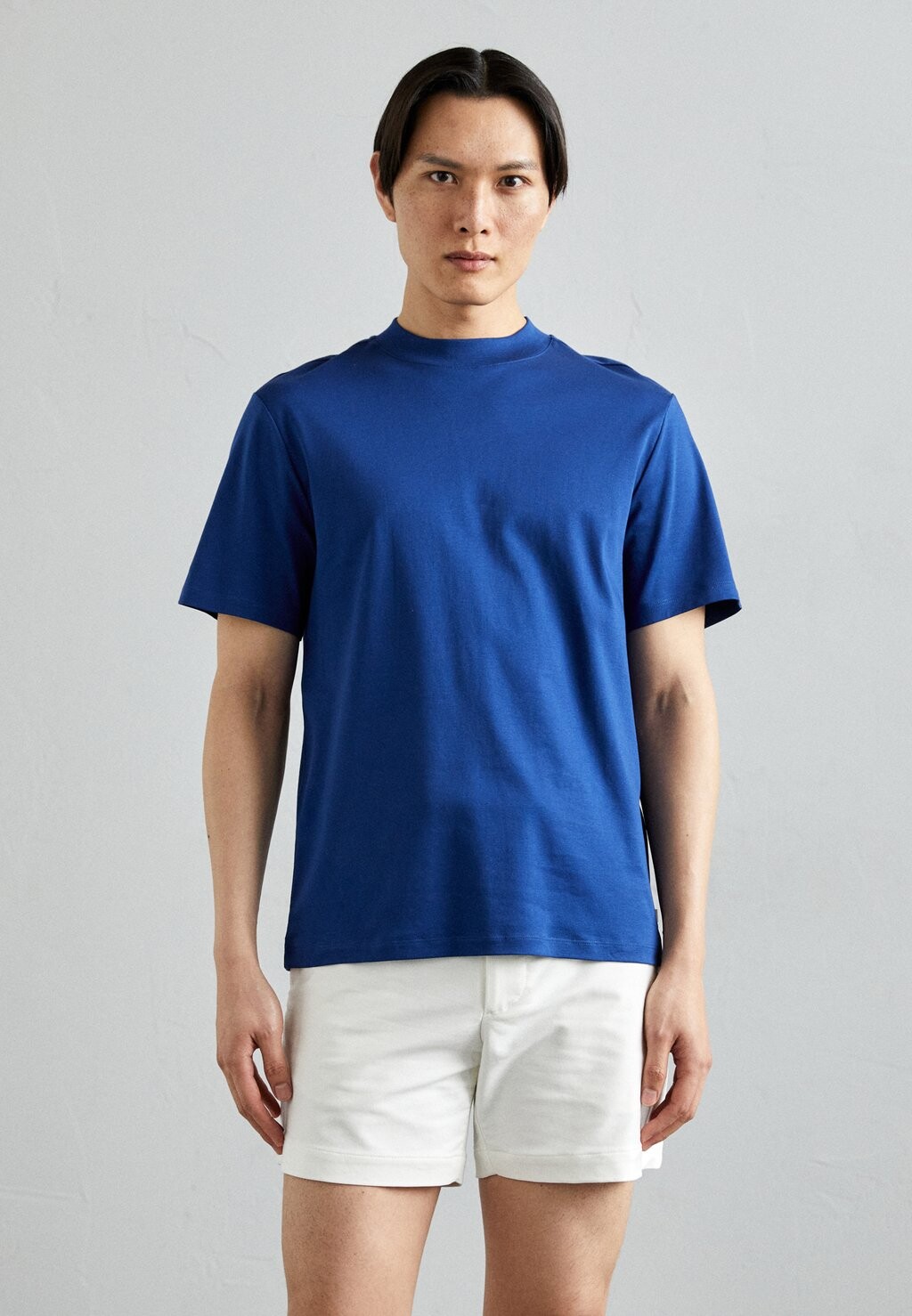 

Базовая футболка Ace Mock Neck T-Shirt J.LINDEBERG, синий