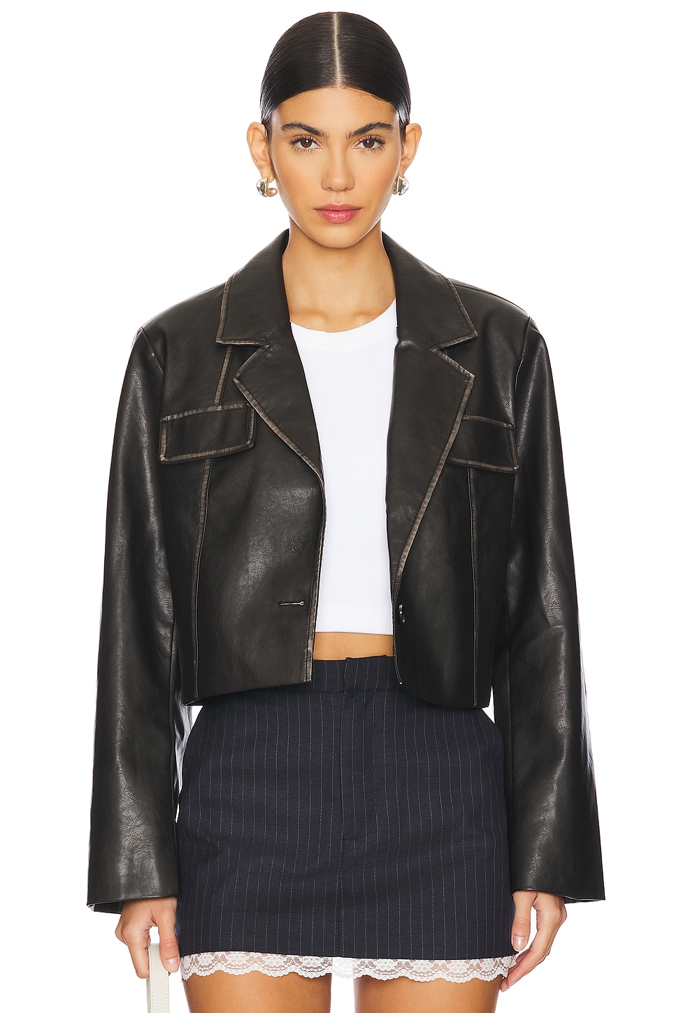 

Куртка из искусственной кожи blakely Superdown, черный