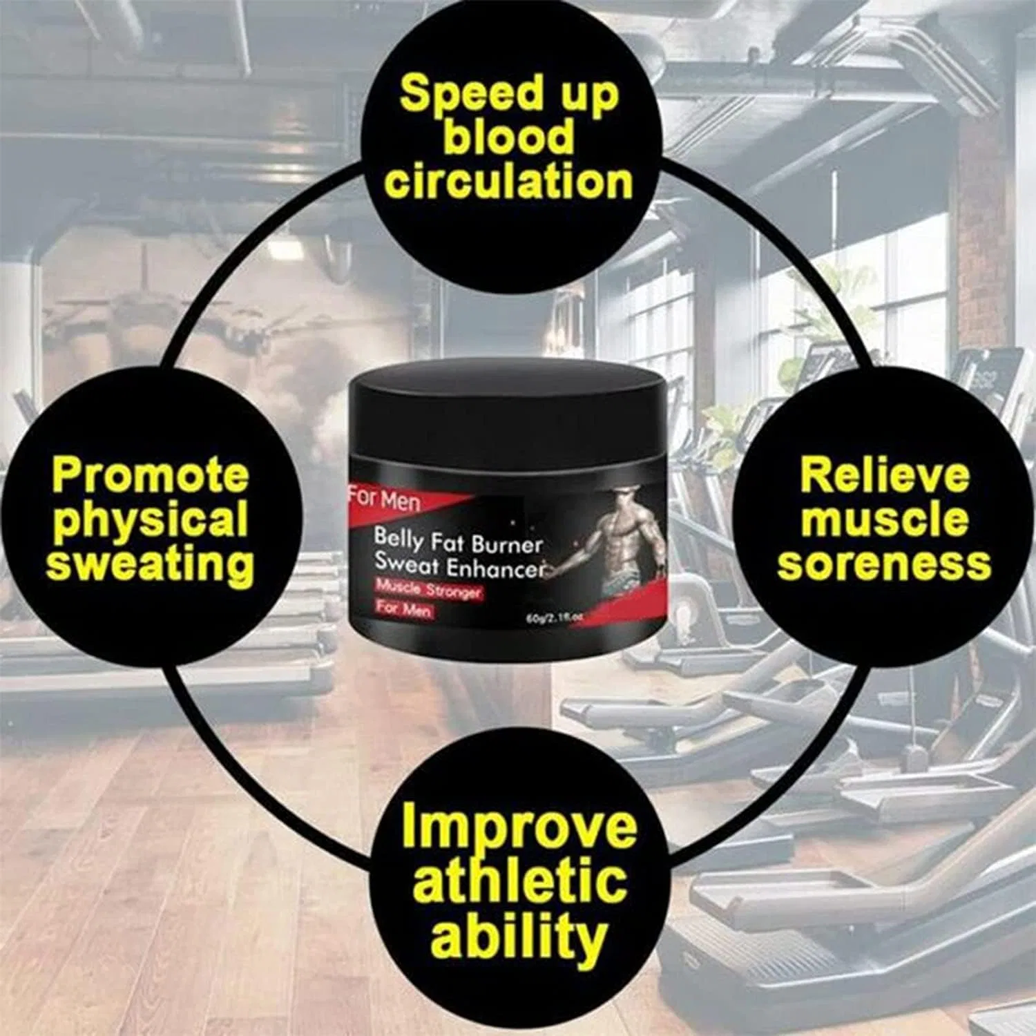 Крем для тела Sculptique Abs Sculpting Cream для усиления мышц Pelinuar, For Women. — фото 4