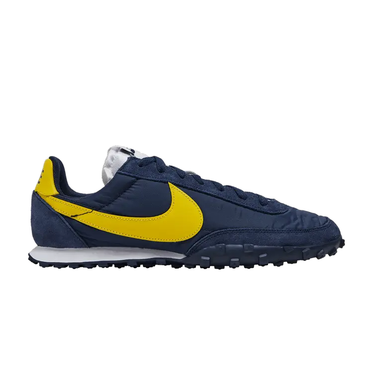 

Кроссовки Nike Waffle Racer 'Obsidian Chrome Yellow', синий