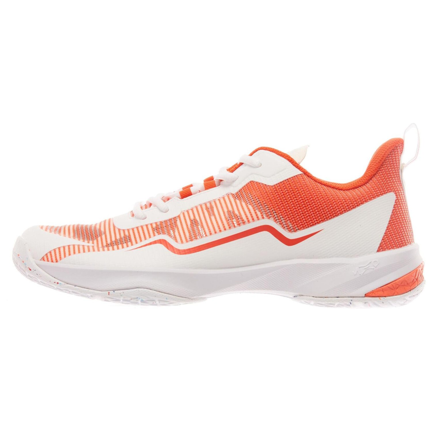 

Кроссовки DECATHLON Badminton Shoes Men Low-top, цвет Bright tomato/Snow White