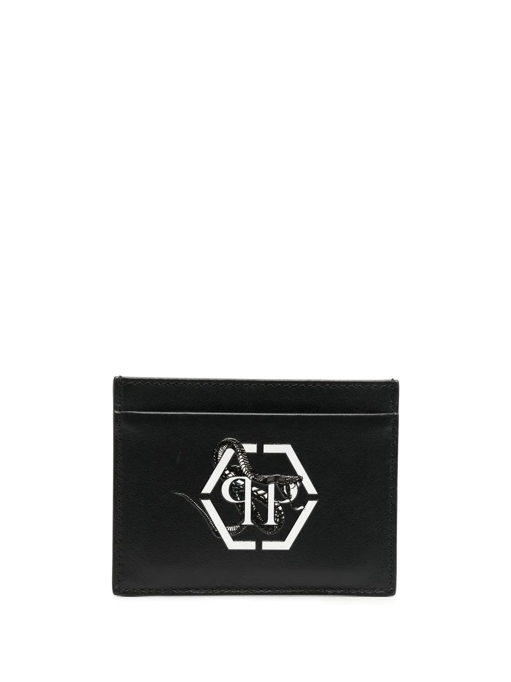 

Картхолдер French с принтом Philipp Plein, черный