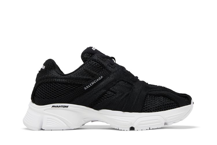 

Кроссовки Balenciaga Phantom Sneaker 'Black White', черный